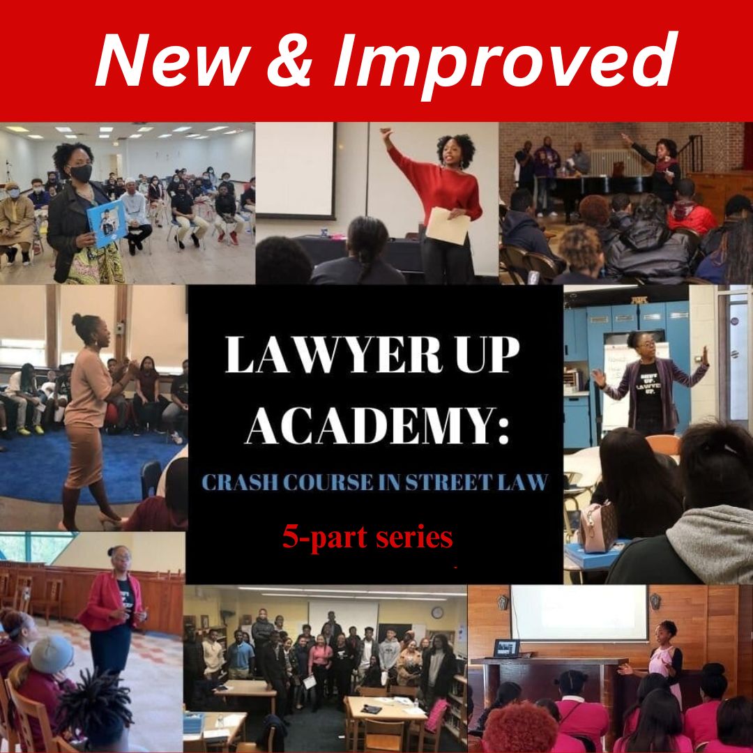 Lawyer Up Academy - course on police abuse prevention and guide to avoiding the juvenile justice system